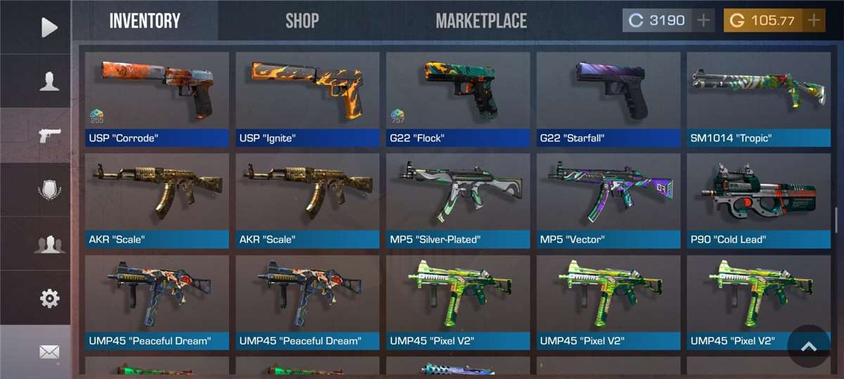 Complete All Type Knife Skin, Great K/D, Batl